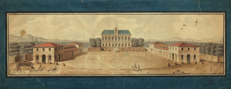 Dessin de la Place d’Armes